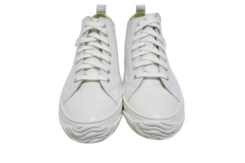 【SPINGLE SP442 ホワイト/ホワイト】カンガルー革ミドルカットサイドゴア