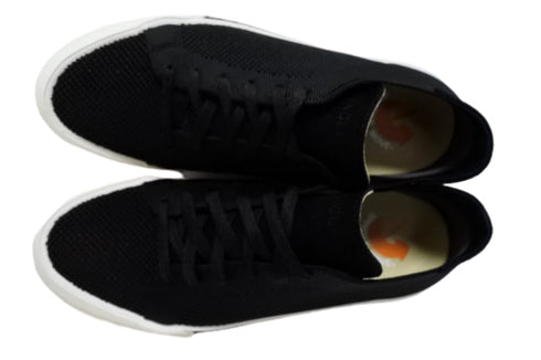 【SPINGLE SP532 ブラック】ナイロンジャガードニットローカットスニーカー