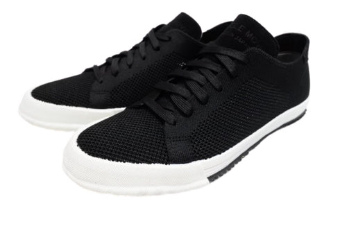 【SPINGLE SP532 ブラック】ナイロンジャガードニットローカットスニーカー