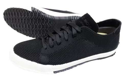 【SPINGLE SP532 ブラック】ナイロンジャガードニットローカットスニーカー