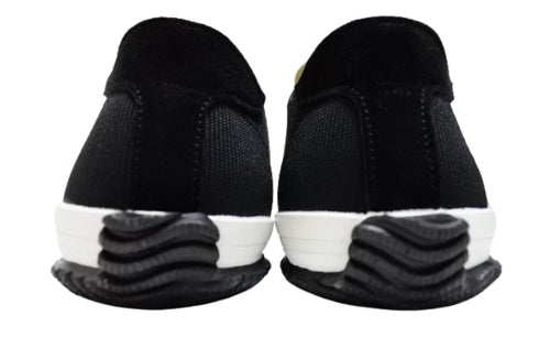 【SPINGLE SP532 ブラック】ナイロンジャガードニットローカットスニーカー