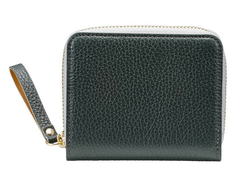 【豊岡財布 つつむ SW201 ダークグリーン】TUTUMU伊レザーコンパクトウォレット