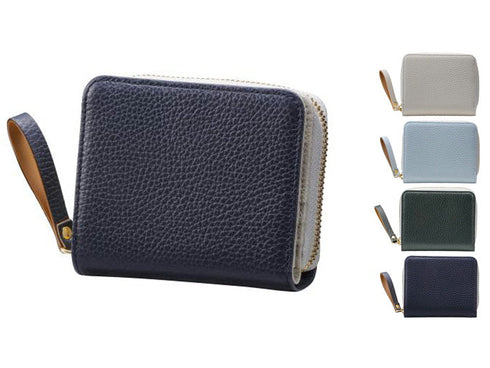 【豊岡財布 つつむ SW201 ダークグリーン】TUTUMU伊レザーコンパクトウォレット