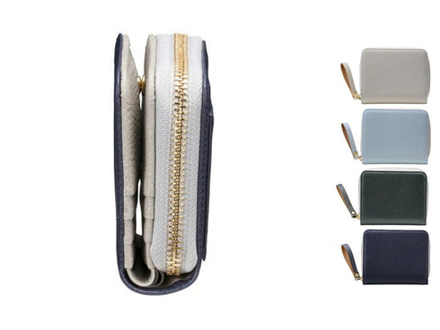 【豊岡財布 つつむ SW201 ダークグリーン】TUTUMU伊レザーコンパクトウォレット