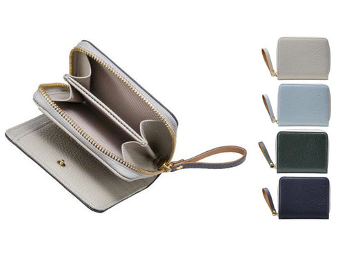 【豊岡財布 つつむ SW201 ダークグリーン】TUTUMU伊レザーコンパクトウォレット