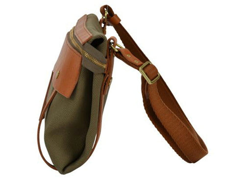 【豊岡鞄 エルダー TN003CS カーキ】クラッチショルダーバッグ