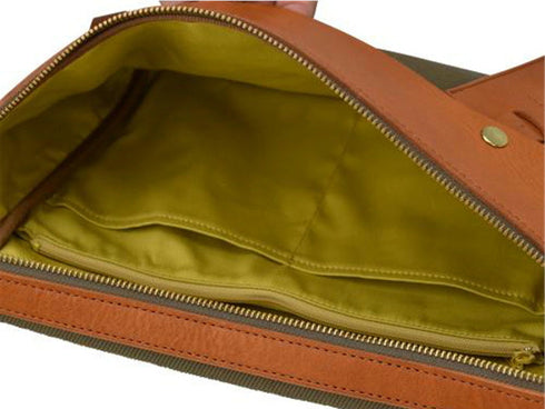 【豊岡鞄 エルダー TN003CS カーキ】クラッチショルダーバッグ