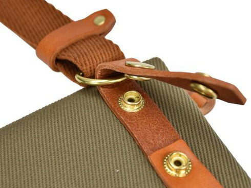 【豊岡鞄 エルダー TN003CS カーキ】クラッチショルダーバッグ