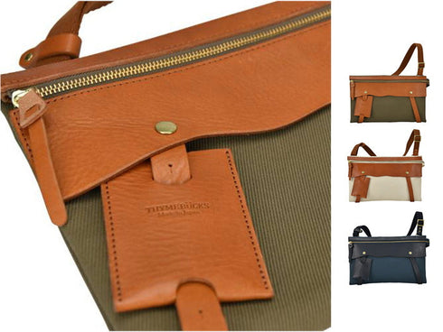 【豊岡鞄 エルダー TN003CS きなり】クラッチショルダーバッグ