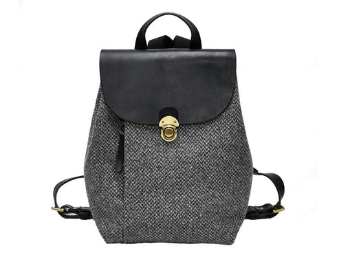 【豊岡鞄 カルド TN019MR グレー/ブラック】ミニリュック