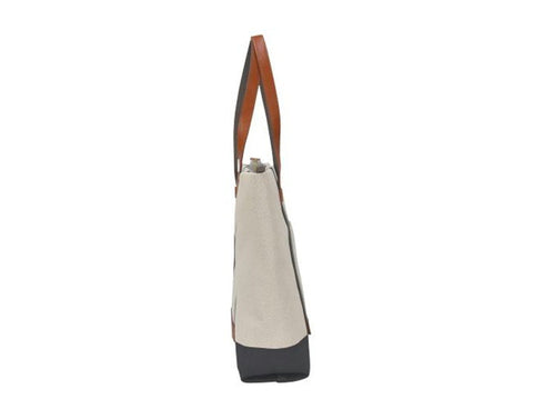 【豊岡鞄 グリーク TN020TT キナリダークグレー】トートバッグ35