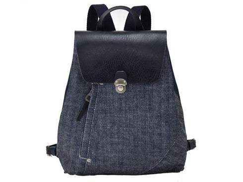 【豊岡鞄 エルダー TN042RK デニム】IBARA×TOYOOKA 井原ヘリンボーンリュック