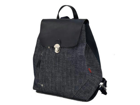 【豊岡鞄 エルダー TN042RK デニム】IBARA×TOYOOKA 井原ヘリンボーンリュック