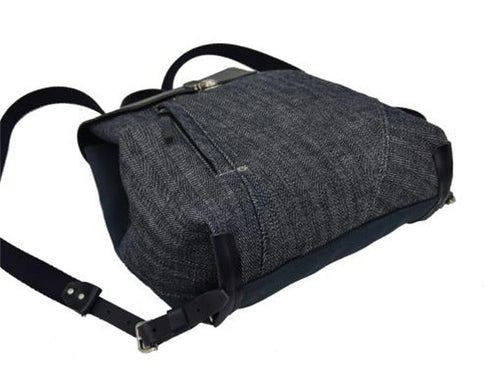 【豊岡鞄 エルダー TN042RK デニム】IBARA×TOYOOKA 井原ヘリンボーンリュック