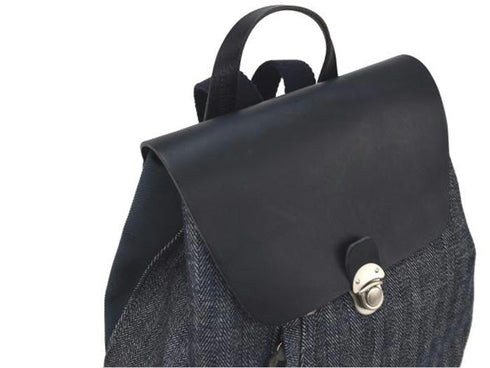 【豊岡鞄 エルダー TN042RK デニム】IBARA×TOYOOKA 井原ヘリンボーンリュック