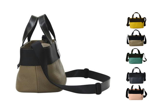 【豊岡鞄 チコ TN070TS イエロー】トートショルダーバッグS