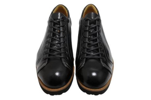 【倭イズム YA3300 ブラック】鹿革レザーカジュアルシューズ