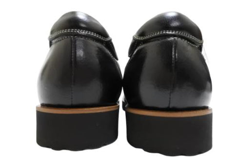 【倭イズム YA3300 ブラック】鹿革レザーカジュアルシューズ