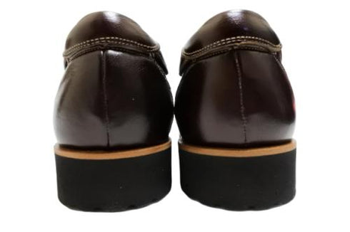 【倭イズム YA3300 ダークブラウン】鹿革レザーカジュアルシューズ