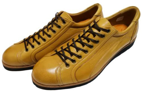 【倭イズム YA3300 ライトブラウン】鹿革レザーカジュアルシューズ