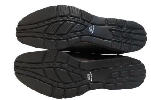 【倭イズム YA3310 ブラック】岡山デニム×兵庫レザーカジュアルシューズ