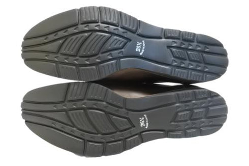 【倭イズム YA3310 ダークブラウン】岡山デニム×兵庫レザーカジュアルシューズ