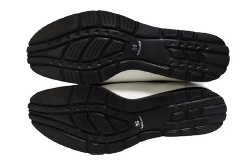 【倭イズム YA3310 ホワイト】岡山デニム×兵庫レザーカジュアルシューズ