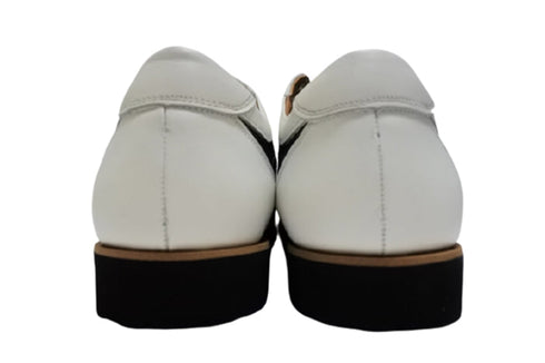 【倭イズム YA3310 ホワイト】岡山デニム×兵庫レザーカジュアルシューズ