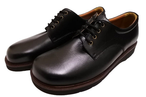 【倭イズム YA3320 ブラック】国産レザーカジュアルシューズ 外羽根式ビジネスシューズ