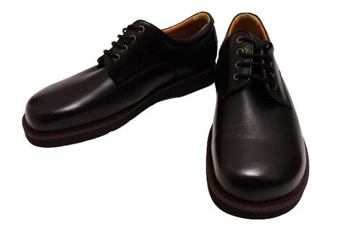 【倭イズム YA3320 ブラック】国産レザーカジュアルシューズ 外羽根式ビジネスシューズ
