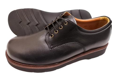 【倭イズム YA3320 ブラック】国産レザーカジュアルシューズ 外羽根式ビジネスシューズ