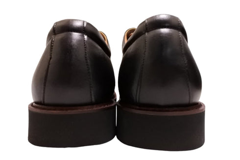 【倭イズム YA3320 ブラック】国産レザーカジュアルシューズ 外羽根式ビジネスシューズ