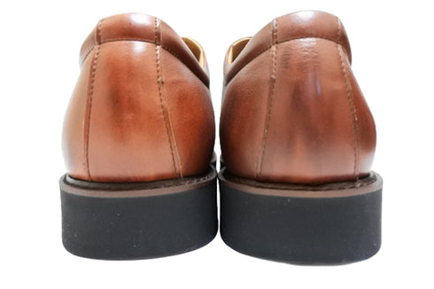 【倭イズム YA3320 ワイン】国産レザーカジュアルシューズ 外羽根式ビジネスシューズ