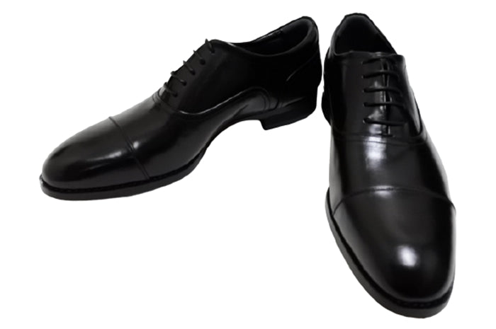 神戸旅靴屋【倭イズム YAP400 ブラック】内羽根ストレートチップ本革