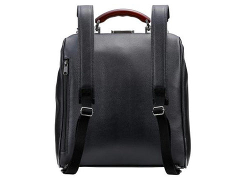 【豊岡鞄 YOUTA YK-3M ブラック】YOUTA LIZARD3WAY縦ダレスバッグ