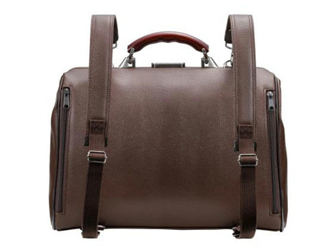 【豊岡鞄 YOUTA YK-7 チョコレート】YOUTA LIZARD3WAY横ダレスバッグ