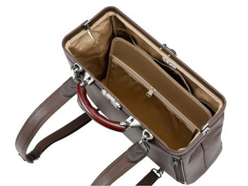 【豊岡鞄 YOUTA YK-7 チョコレート】YOUTA LIZARD3WAY横ダレスバッグ