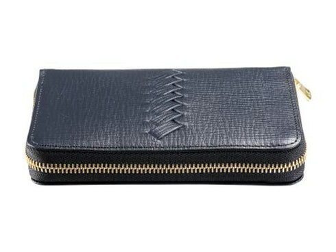 【豊岡財布 YOUTA YK-W1 ネイビーブラック】YOUTA BOXコンパクトRZウォレット